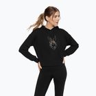 Női Cardio Bunny Freeze edzés pulóver fekete
