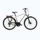 Férfi trekking kerékpár KROSS Trans 3.0 silver/blue/gloss