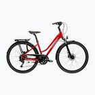 Női trekking kerékpár KROSS Trans 5.0 In red/silver/gloss