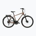 Trekking kerékpár KROSS Trans 5.0 brown/silver/gloss