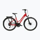 Női trekking kerékpár KROSS Trans 5.0 In red/silver/gloss