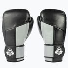 Bushido Muay Thai bokszkesztyűk természetes bőr fekete ARB-431sz-14oz