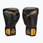 Bushido Természetes bőr bokszkesztyűk fekete B-2v14-10oz