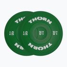 Súlyok THORN FIT Fractional 2 x 2 kg green/white
