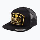 Pitbull Mesh Snapback kutyák sapka fekete