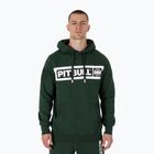 Férfi pulóver Pitbull Sherwood Hooded dark green