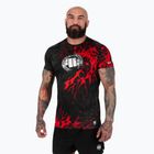 Férfi edzőpóló Pitbull Mesh Performance Pro Plus Blood Dog II black