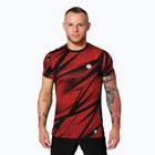 Férfi edzőpóló Pitbull Mesh Performance Pro Plus Dot Camo II red