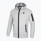 Férfi pulóver Pitbull West Coast Beachfront Hooded Zip grey/melange