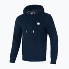 Férfi Pitbull West Coast Small Logo kapucnis pulóver sötétnavy színű