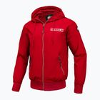 Férfi dzseki Pitbull West Coast Athletic Hilltop Hooded Nylon red
