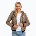 Női dzseki Pitbull West Coast Dahlia 2 Hooded Nylon sand