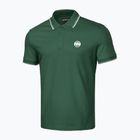 Férfi Pitbull Polo Shirt Pique Stripes Regular jáde zöld