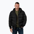 Férfi télikabát Pitbull Gopher Quilted Hooded black