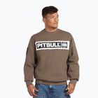 Férfi Pitbull Sherwood Crewneck melegítőfelső barna