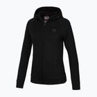 Női pulóver Pitbull Hooded Zip Fuchsia black