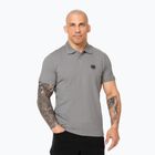 Férfi Pitbull Polo Jersey Small Logó szürke