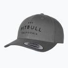 Pitbull Snapback ,,USA CAL" Klasszikus alacsony profilú grafit baseball sapka