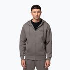 Férfi kapucnis cipzáras pulóver Pitbull Sampson Hooded Zip Sweatshirt taupe