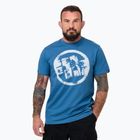 Férfi Pitbull Logo Palms árnyalat kék póló