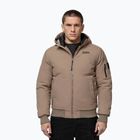 Férfi téli dzseki Pitbull Balboa 2 Hooded dark sand