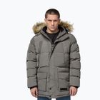 Férfi télikabát Pitbull Forest Hooded Parka taupe