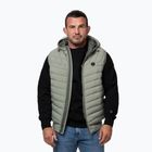 Férfi mellény Pitbull Naylor Padded Hooded dusty salvia