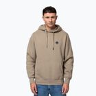 Férfi kapucnis pulóver Pitbull Small Logo Hooded pale sand