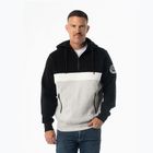 Férfi pulóver Pitbull Gibson Hooded black/grey melange