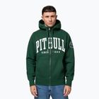 Férfi kapucnis pulóver Pitbull Norton Hooded Zip hunter green