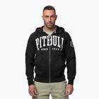 Férfi cipzáras kapucnis pulóver Pitbull Norton Hooded Zip black
