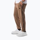 Férfi melegítőnadrág Pitbull Trackpants Tape Logo Terry Group coyote brown