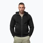 Férfi cipzáras kapucnis pulóver Pitbull Ruffin Detroit Hooded Zip black/black