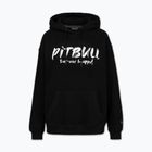 Női pulóver Pitbull Puppy 2 Hooded black