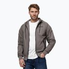 Férfi kabát Pitbull Athletic Logo Nylon Hooded taupe