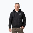 Férfi kabát Pitbull Athletic Tape Nylon Hooded black