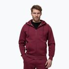 Férfi pulóver Pitbull Sampson Hooded Zip Sweatshirt burgundy
