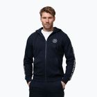Férfi pulóver Pitbull Tape Parker Hooded Zip dark navy