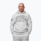 Férfi pulóver Pitbull Badger Hooded grey/melange