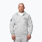 Férfi pulóver Pitbull Badger Hooded Zip grey/melange
