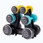 Kézisúlyzó szett állvánnyal Body Sculpture Smart Bw 108Dt 24 kg yellow/blue/black