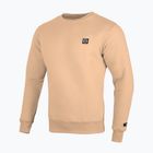 Férfi Octagon Small Logo pulóver bézs színben