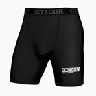 Octagon Fight Wear férfi kompressziós rövidnadrág fekete/fehér