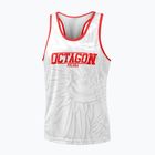 Octagon férfi tank top Piros és fehér