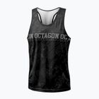 Octagon Geo Grunge fekete férfi tank top