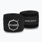 Boxkesztyű kötések Octagon Fightgear Supreme Printed 300 cm black/white