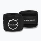 Boxkesztyű kötések Octagon Fightgear Supreme Printed 500 cm black/white