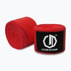 Boxkesztyű kötések Octagon Legion Standard 300 cm red