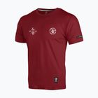 Férfi póló Octagon Legion LO burgundy