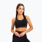 Női edzőmelltartó Gym Glamour push up mélyfekete 319